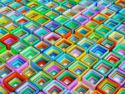 Abstract pattern of mountain peaks simplified geometry